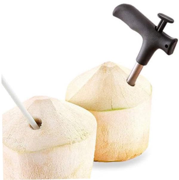 Kokosnøddeoplukker, kokosnøddeåbner, græshulstanse, rustfrit stål køkken