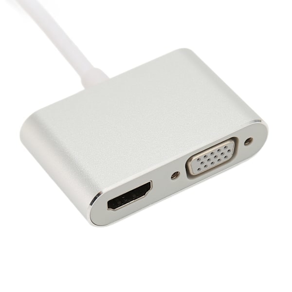 MiniDP till HDMI VGA-adapter Plug and Play 4Kx2K 2-i-1 Videokonverteringsadapter
