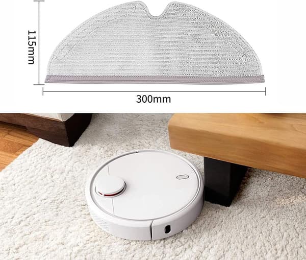 ING Moppe 8 Stykker Moppeklud Moppedele Tilbehør til Xiaomi Roborock S5 S50 S51 S55 S6 S6 Maxv S5 Max Q7 Max / Q7 Max+ Fejemaskiner