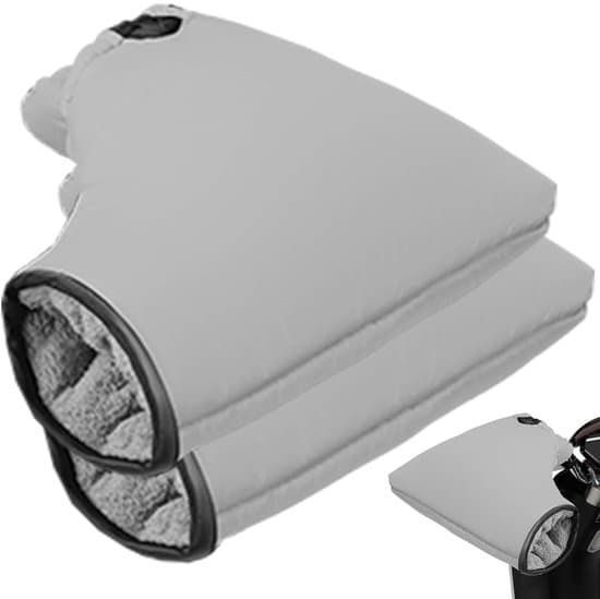 ING Vinterhandsker - Ekstra tykke cykelhandsker - 30x35cm - Grå