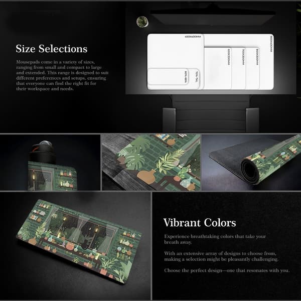 Grøn Gaming Musemåtte - Skrivebordsmåtte - 800 x 300 mm - Musemåtte - Musemåtte - Tastaturmåtte