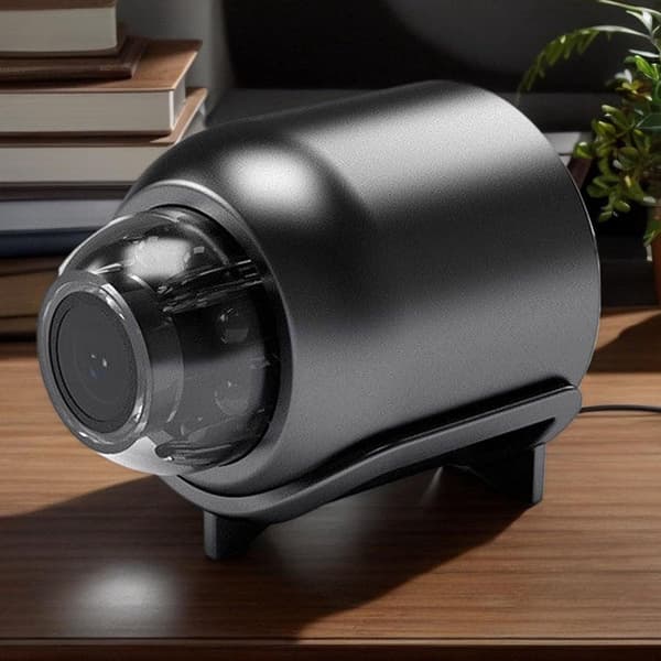 Utomhussäkerhetskamera - trådlöst system - hemövervakning - batteridriven och vattentät - 10.5x10.5x4 cm