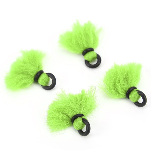 4 st Flugfiske Flyttråd Strike Indicators Drift Hook Positionering Flottar Bobbers Grön