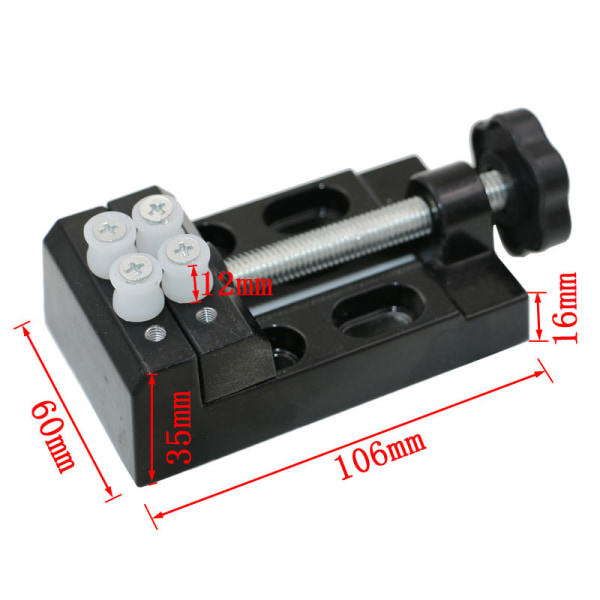 Mini gravyrbordsklamma Miniatyr handgravyrklamma