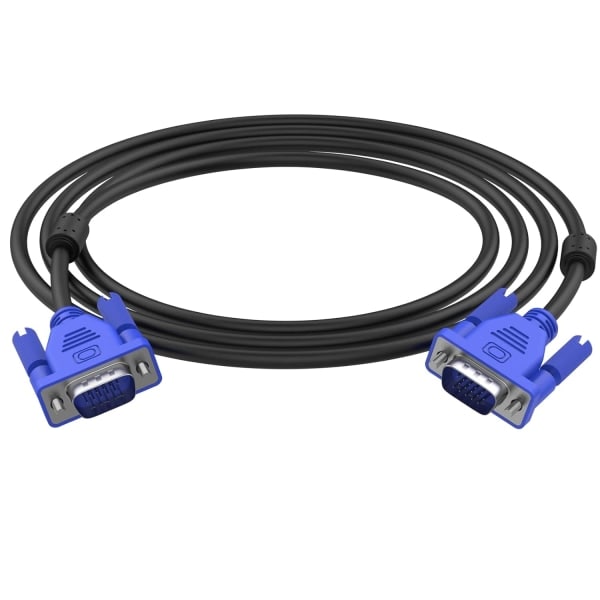 VGA-VGA-kaapeli 10 jalkaa, 15-nastainen 1080P Full HD uros-uros monitorille