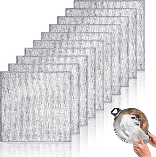 Disktrasor - 10 Stycken - Lämpliga för Svåra Fläckar - 20x20cm