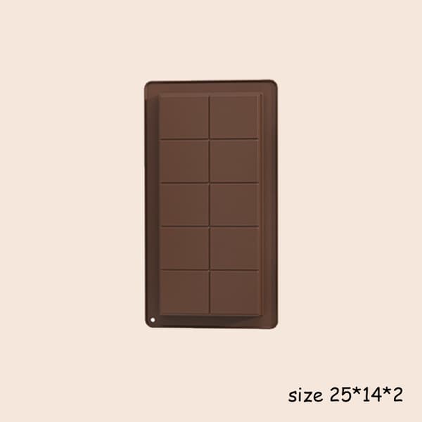 Silikone Chokoladeforme (2-pak) - DIY Værktøj til Slikfremstilling