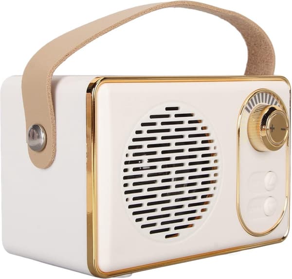 Retro Bluetooth-kaiutin, Retro-kaiutin, Bluetooth 5.0, Extra Bass, Vihreä