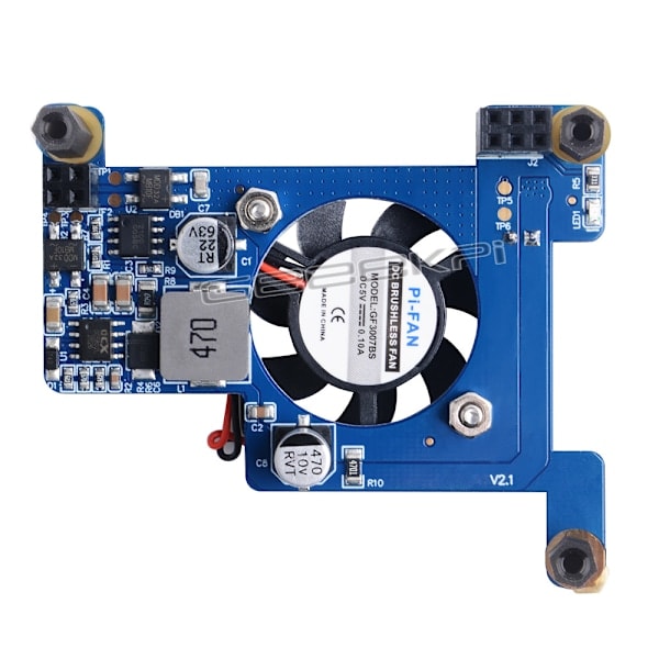 Raspberry Pi 4 Model B/3b med Oled og 802.3af PoE nettverksutvidelseskort