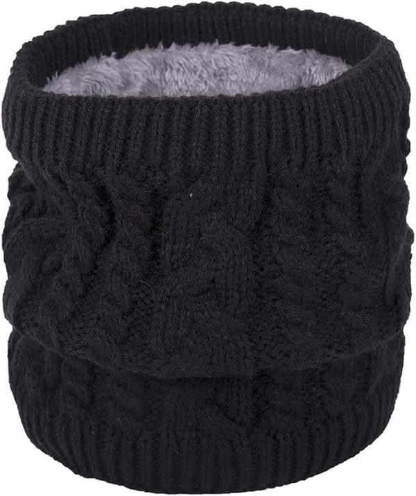 Vinter Halsvarmer - Varm Halsvarmer - Unisex - Sort