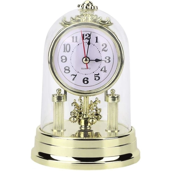 European Retro Style Desk Clock Antique Silent Table Clock For Living Room Bedroom Office