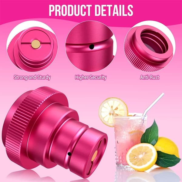 CO2 Quick Adapter - CO2 Sodavandsadapter til Sodastream (Pink)