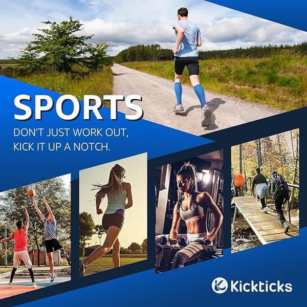 ING Kompressionsstrømper - Støttestrømper - Størrelser S/M (37-42) - 4 par
