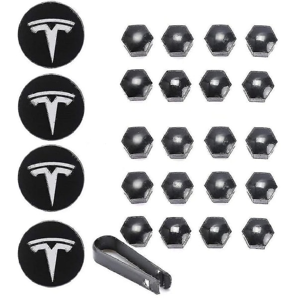 Tesla Model 3 Ysx Hjulkapselset Center Cap Hjulmutterlock