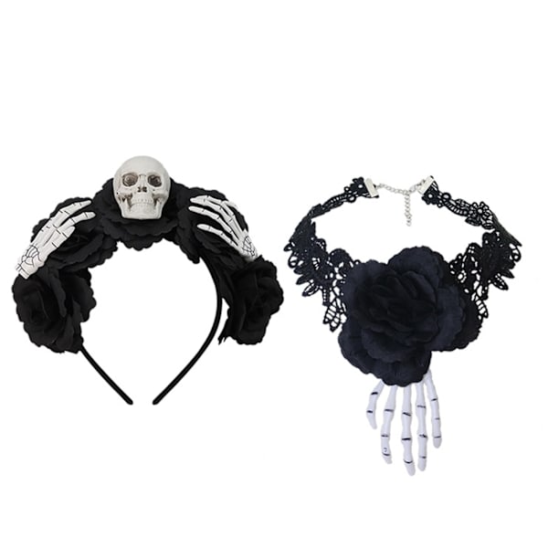 Gotisk hodeplaggtilbehør - Halloween-rollespill, maskerade-temafester