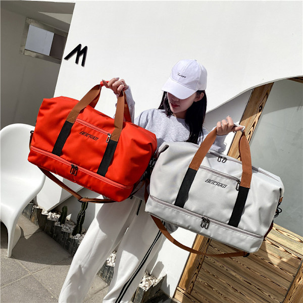 Stor duffelbag, lett treningsbag for reiser Ed