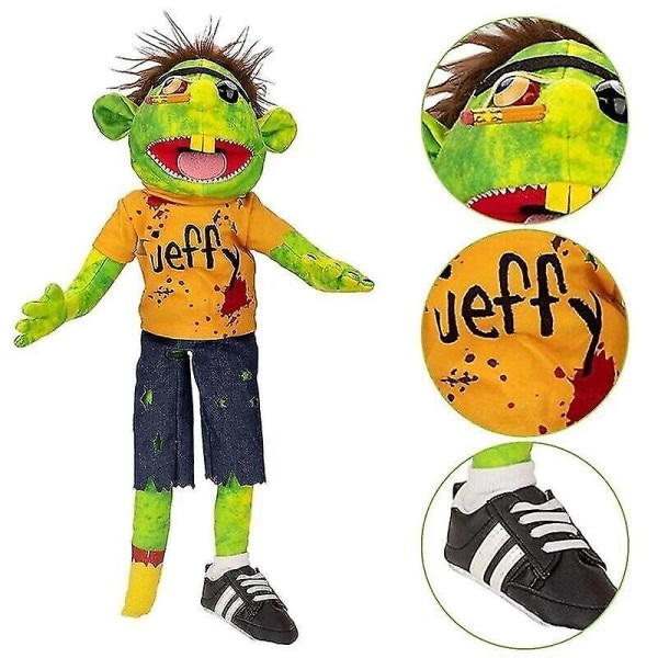 40cm Jeffy och Feebee handdocka stor mjuk docka plyschleksak lämplig som present till barn som heter Joseph Joseph