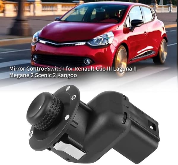 Lämplig för Switch för elektrisk drift av backspegeln på Renault Kangoo med fällfunktion 8200109014