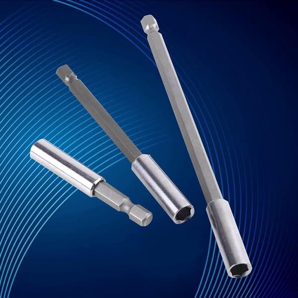 Hex Shank Elektrisk Magnetisk Bitsholder Drillforlengelse, Karbonstål Vanadiumstål Skrutrekker Bitsholder (Stk)
