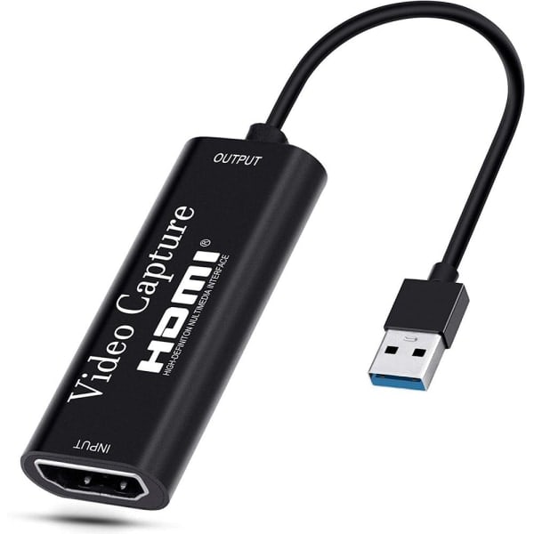 Videonäytönkaappauskortti HDMI 4K HD 1080P USB 3.0 -kaappausadapteri