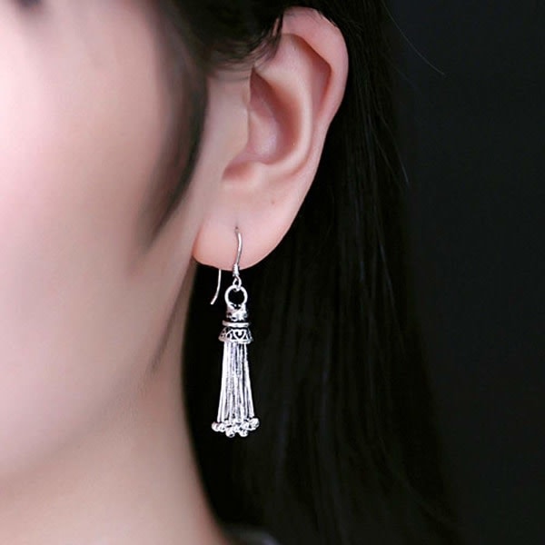 100 stk. 925 Sterling Sølv Ørehooks, Ørehooks Hypoallergeniske Smykkehooks DIY Øretråde med 100 Klart Gummi Ørebacks