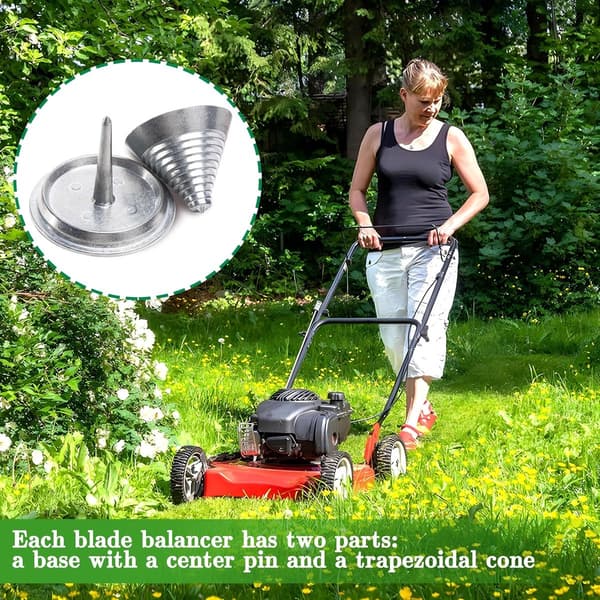 1-pakke - Præcisionsmetalbladbalancer - Universal plæneklipperbladbalancer