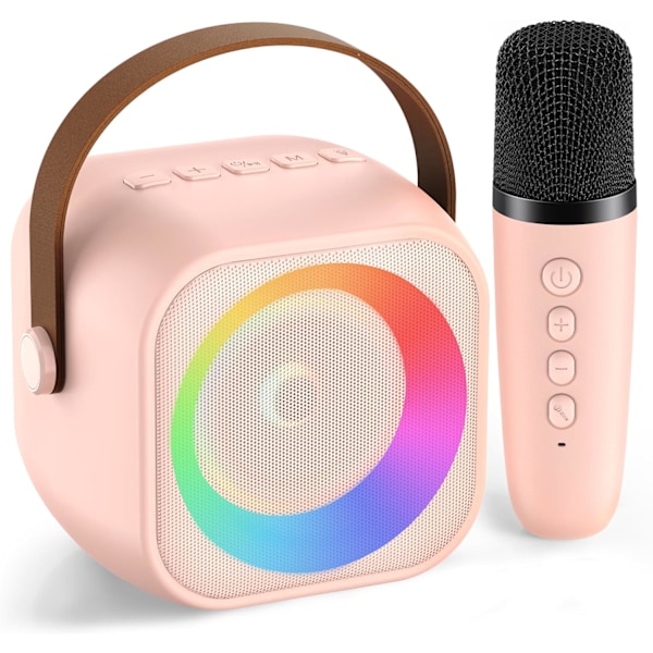 Mini Karaoke Maskin för Barn och Vuxna, Portabel Bluetooth Högtalare