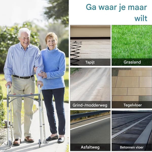 4-delt sett med sklisikre gummifotputer til stokk, erstatningsfotputer til ganghjelpemidler, grå.