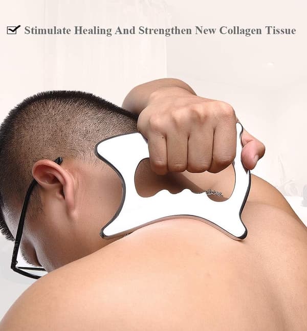 Gua sha massageværktøjer i rustfrit stål - Gua sha-brætter i rustfrit stål - Gua sha massageværktøjer til kropspleje