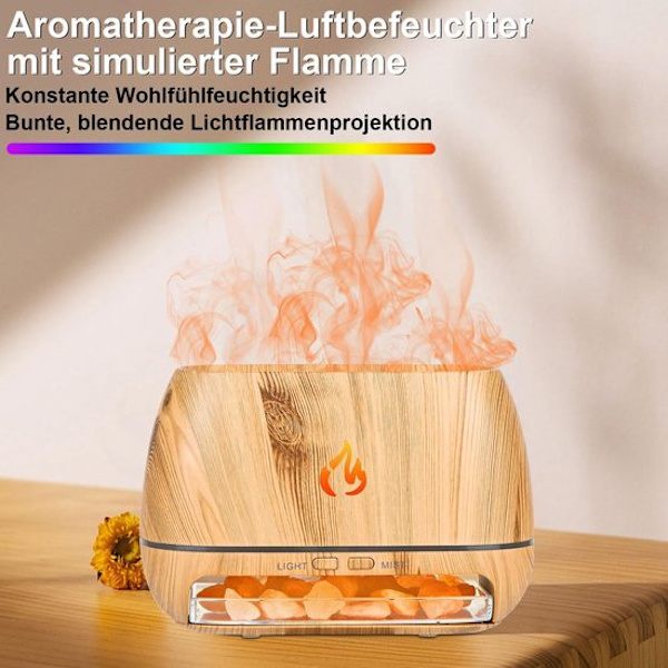 2-i-1 duftspreder og luftfugter - 200 ml oliediffuser - Slukker automatisk, 7 LED-farver