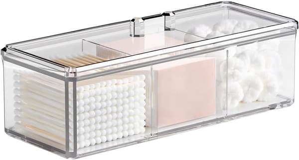 ING Kosmetikförvaringslåda, transparent, enkellager