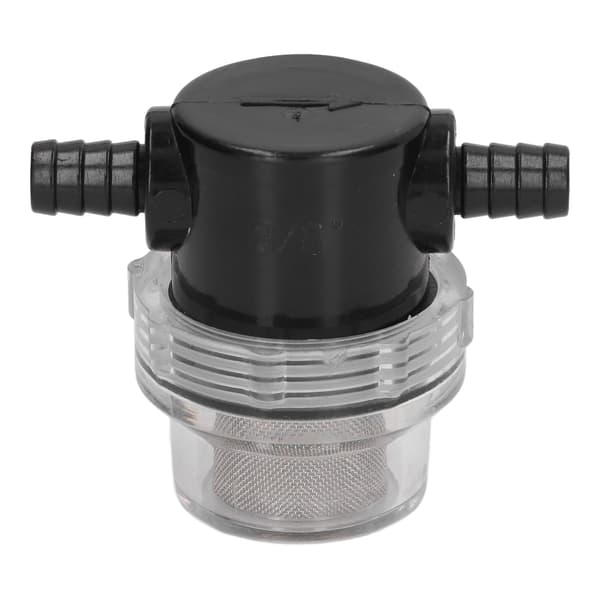 Inline Vandpumpfilter Sil Sil ABS 3/8in 1/2in Udløb til DC 12V 80 PSI Pumper
