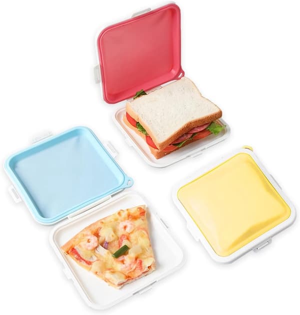 ING 3-delt - Sandwichbeholder - Silikon Sandwich Organizer