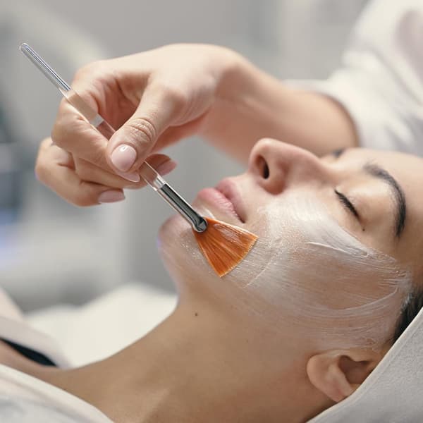 ING Fanformet børste - Makeupbørste - Professionel foundationbørste - To-delt sæt
