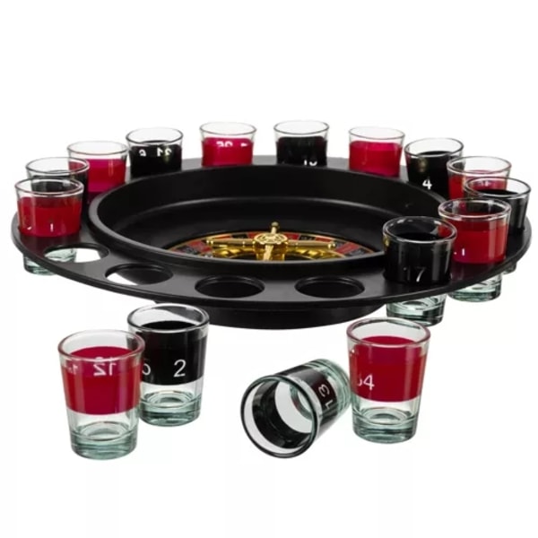 Roulette Festspill / Drikkspill for Voksne - Drinkroulette
