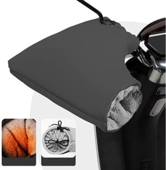 ING Vinterhandsker - Ekstra tykke cykelhandsker - 30x35cm - Sort