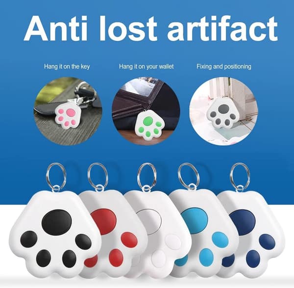 ING Mini GPS Pet & Item Tracker, Bluetooth, Vandtæt & Anti-Tab Enhed