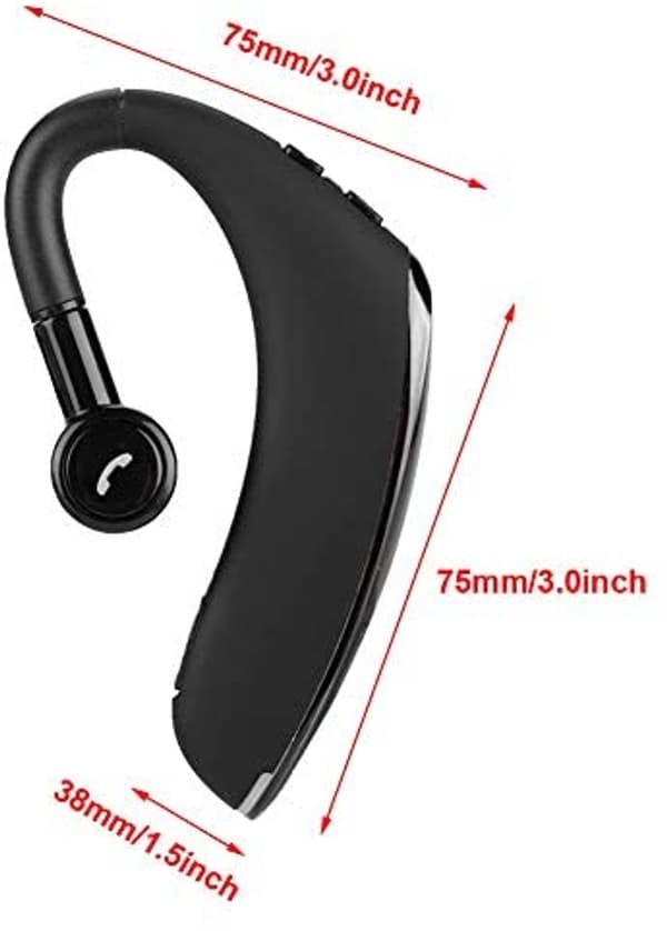 Bluetooth Headset, Trådløs, 22 Timers Taletid, Mikrofon