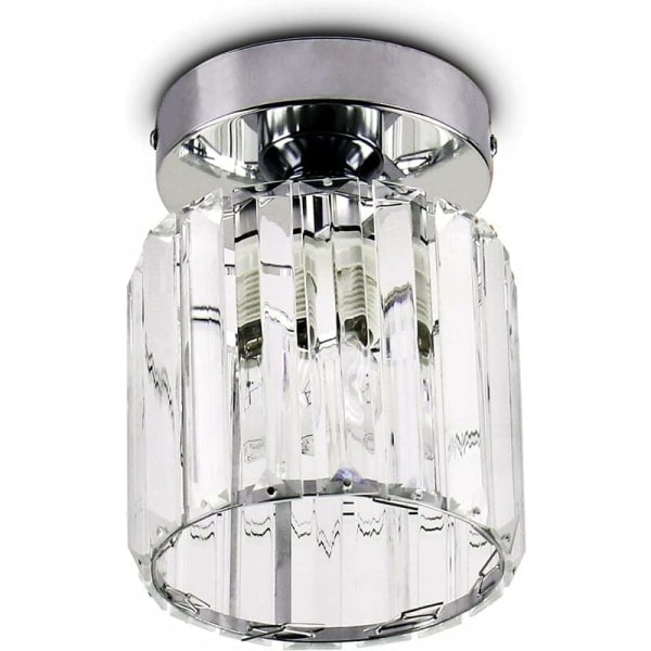 Generisk Krystall Taklampe Mini Moderne Lysekrone Taklampe Hengende Krystallarmatur for Kjøkken, Øy, Spisestue, Gang