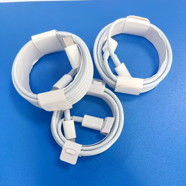 2-pakning - Lader for iPhone - Hurtiglader - Adapter + Kabel 20W Hvit 2-pakning iPhone