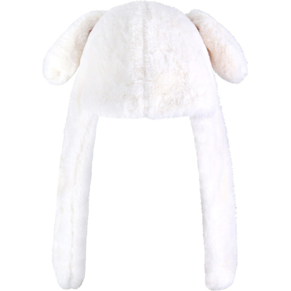 Anime Hvit Hundøre Bevegelig Hoppende Lue Fluffy Beanie Beanie Myk Varm Vinter Hodeplagg Søte Huer For Kvinner A a