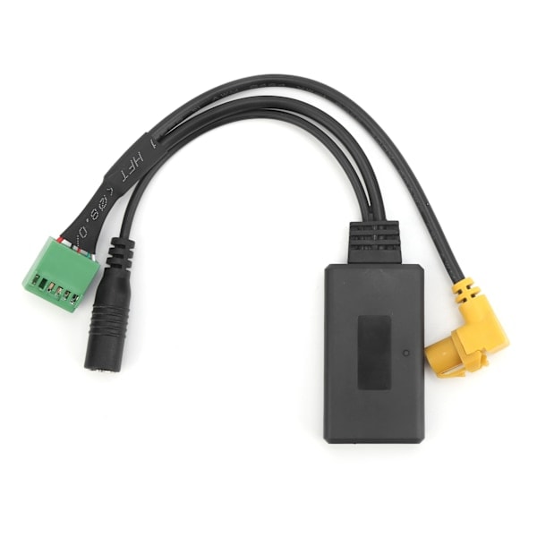 12-nastainen auton Bluetooth AUX Bluetooth-sovitin multimediasoitin auton äänikaapeli mikrofoni handsfree sopii MMI 3G / Q5 / A4L / A6L / Q7 / A5 / S5