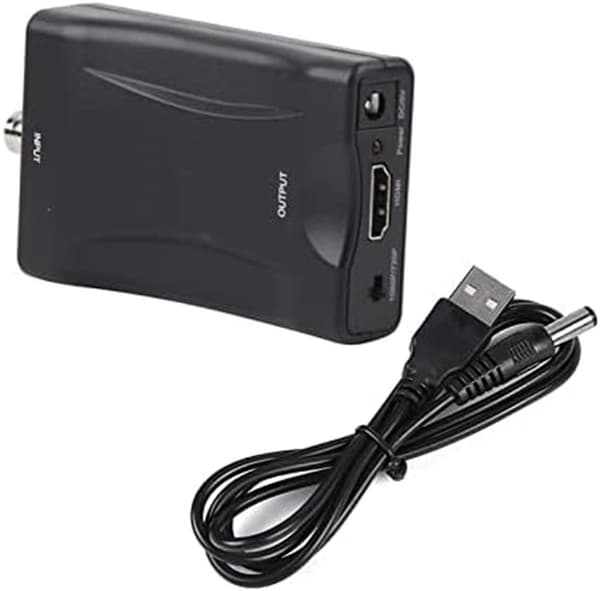 Egnet for BNC til HDMI Videokonverter HD 1080P/720P Skjerm Videoadapter Overvåkingsmonitor