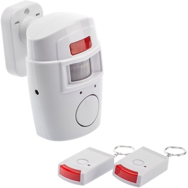 Wireless home alarm with motion detector to use