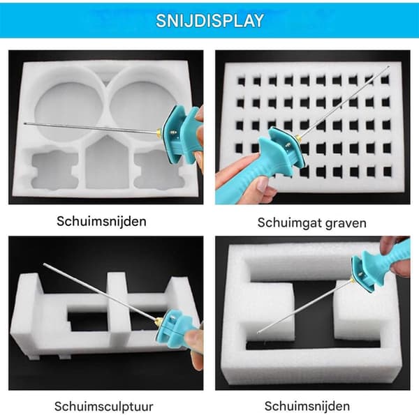ING Gsedaox Skumkutter, Polystyrenkutter og Skumkutter, Bærbar, med 5V Strømadapter, Skumkutter