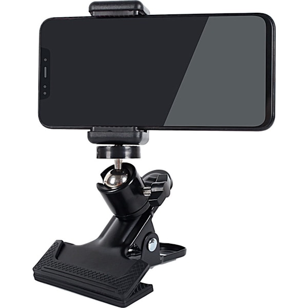 Gitarrstativ - Gitarrtillbehör - Livestreaming Stativ Clip - Kompatibel med iPhone och Samsung