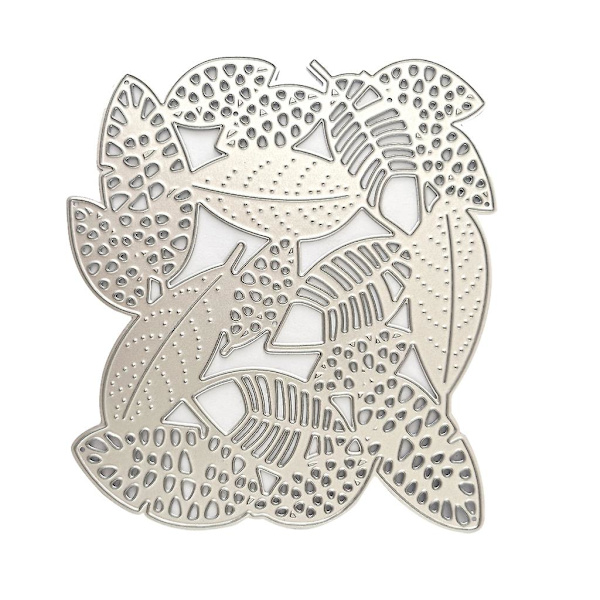 Metallstans Blader Pregede Stencil Klippeformer For Kortlaging Scrapbooking
