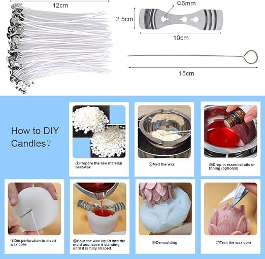 6-pakke 3D DIY-former - Form - Silikon