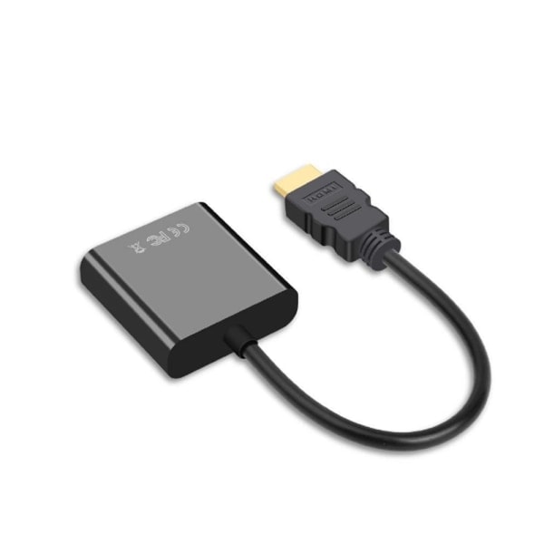 HDMI til VGA Forgyldt HDMI til VGA Adapter (Han til Hun) til