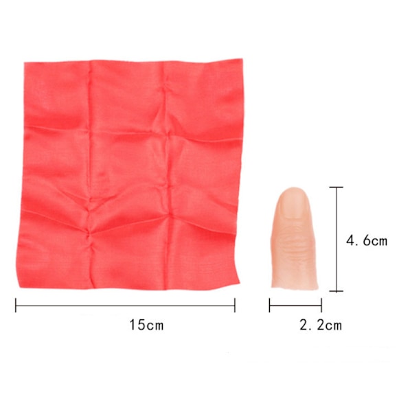 Silkkihuivit Katoava Tasku Vinyylinen Sormiote + Punaiset Silkkihuivit wi